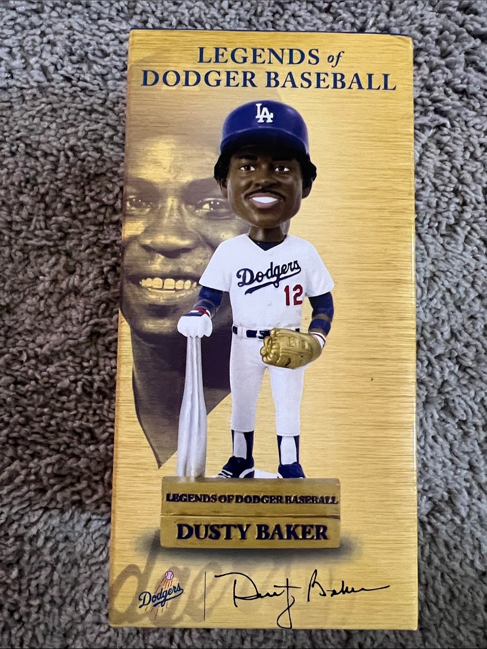 Legends of Dodger Baseball Dusty Baker Bobblehead